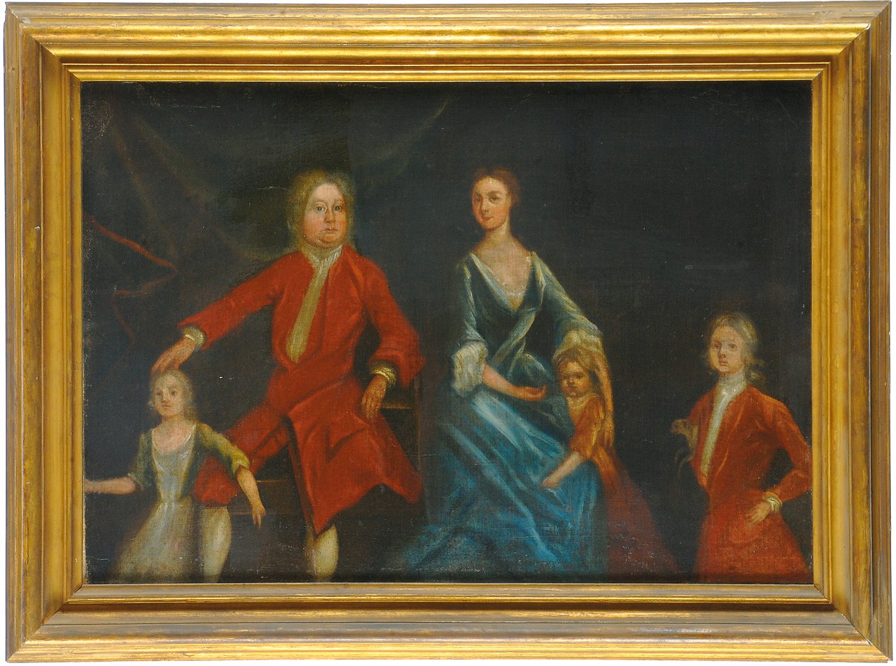Gruppenporträt der Familie Arundell von Wardour von English School