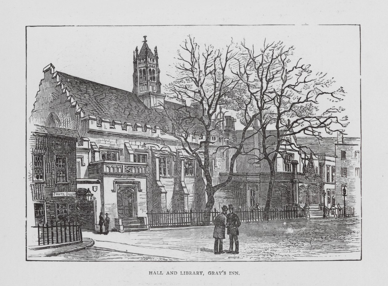 Halle und Bibliothek, Gray