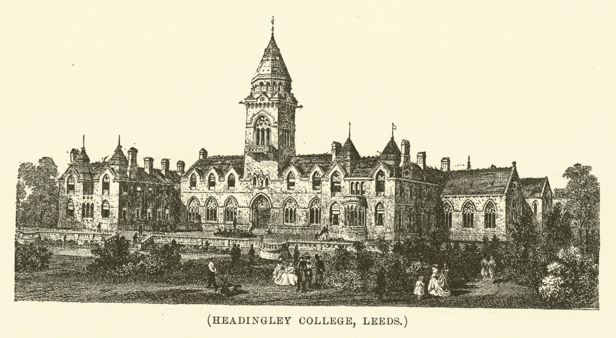 Headingley College, Leeds (Gravur) von English School