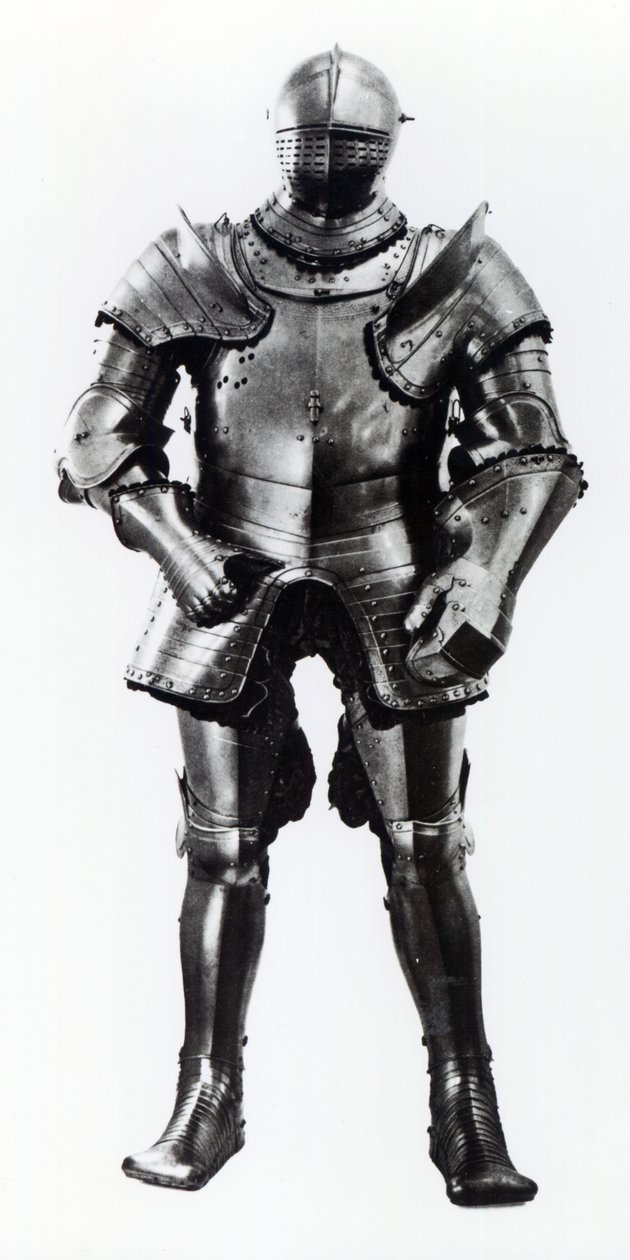 Feld- und Turnierrüstung von Heinrich VIII., 1540 von English School