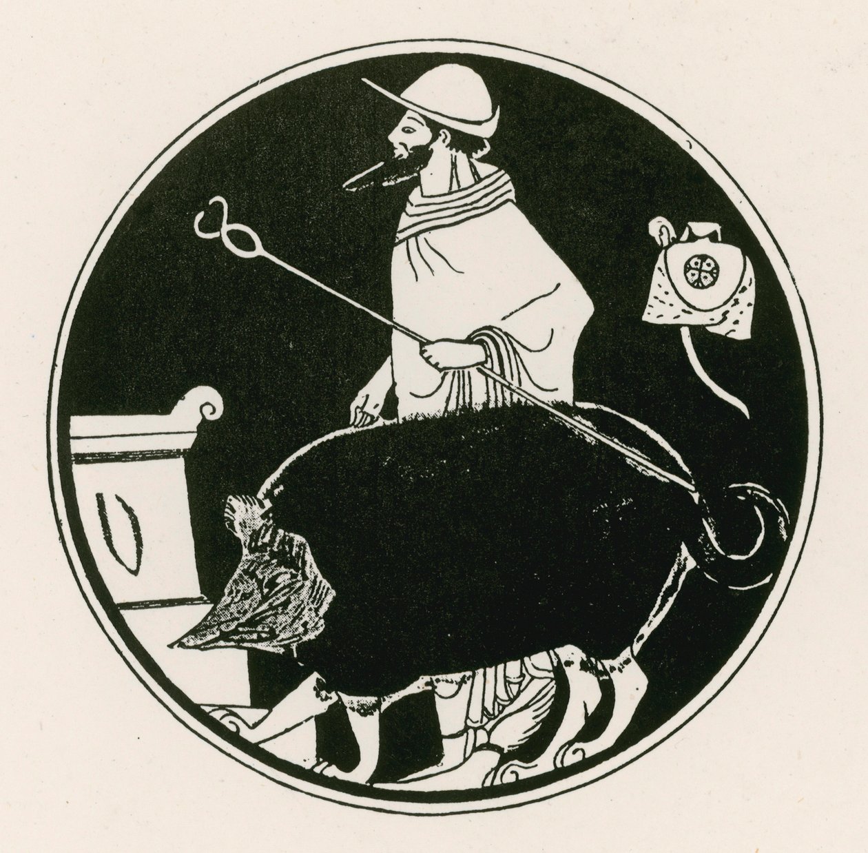 Hermes und der maskierte Hund von English School