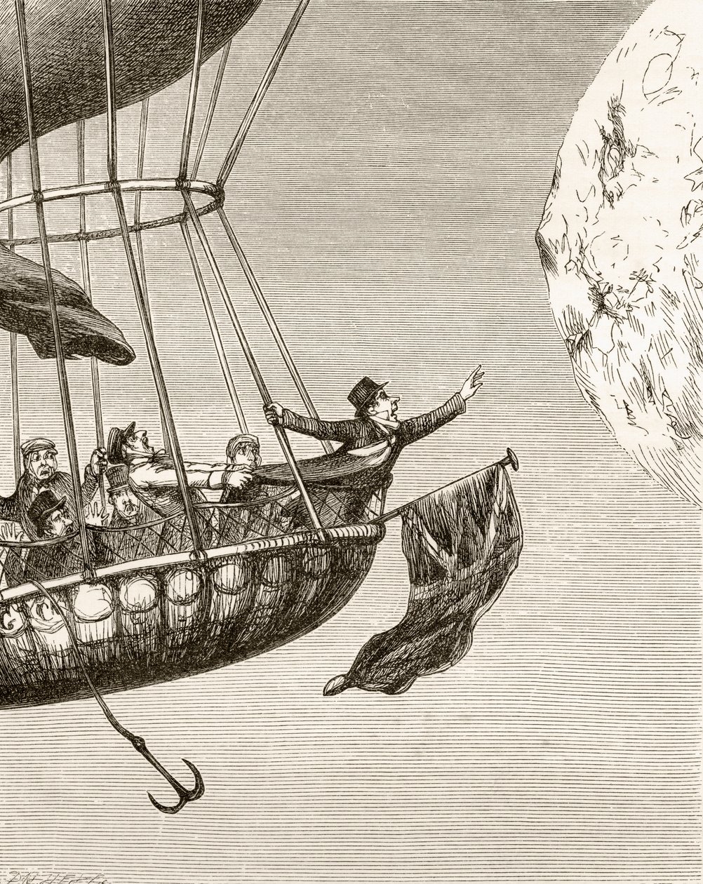 Illustration von George Cruikshank für das Gedicht 