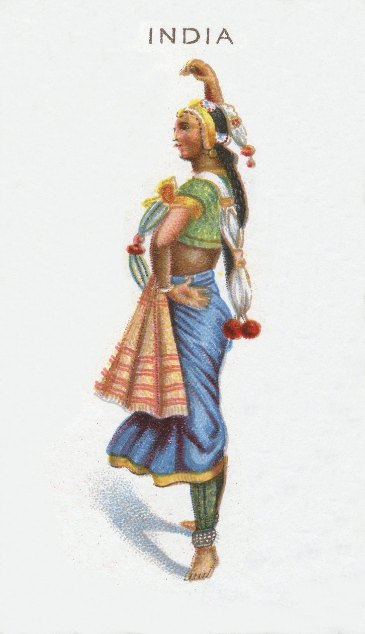 Indien, Zigarettenkarte, 1915 von English School