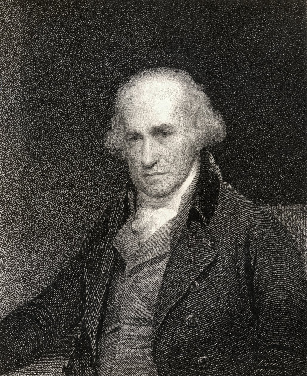 James Watt (1736-1819) aus The Gallery of Portraits, veröffentlicht 1833 von English School