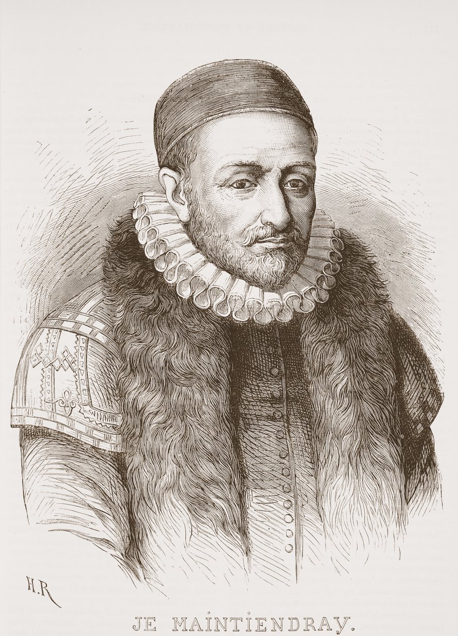 Je Maintiendray, Illustration aus The History of Protestantism von James Aitken Wylie, veröffentlicht 1878 von English School