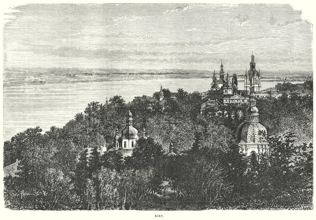 Kiew (Gravur) von English School