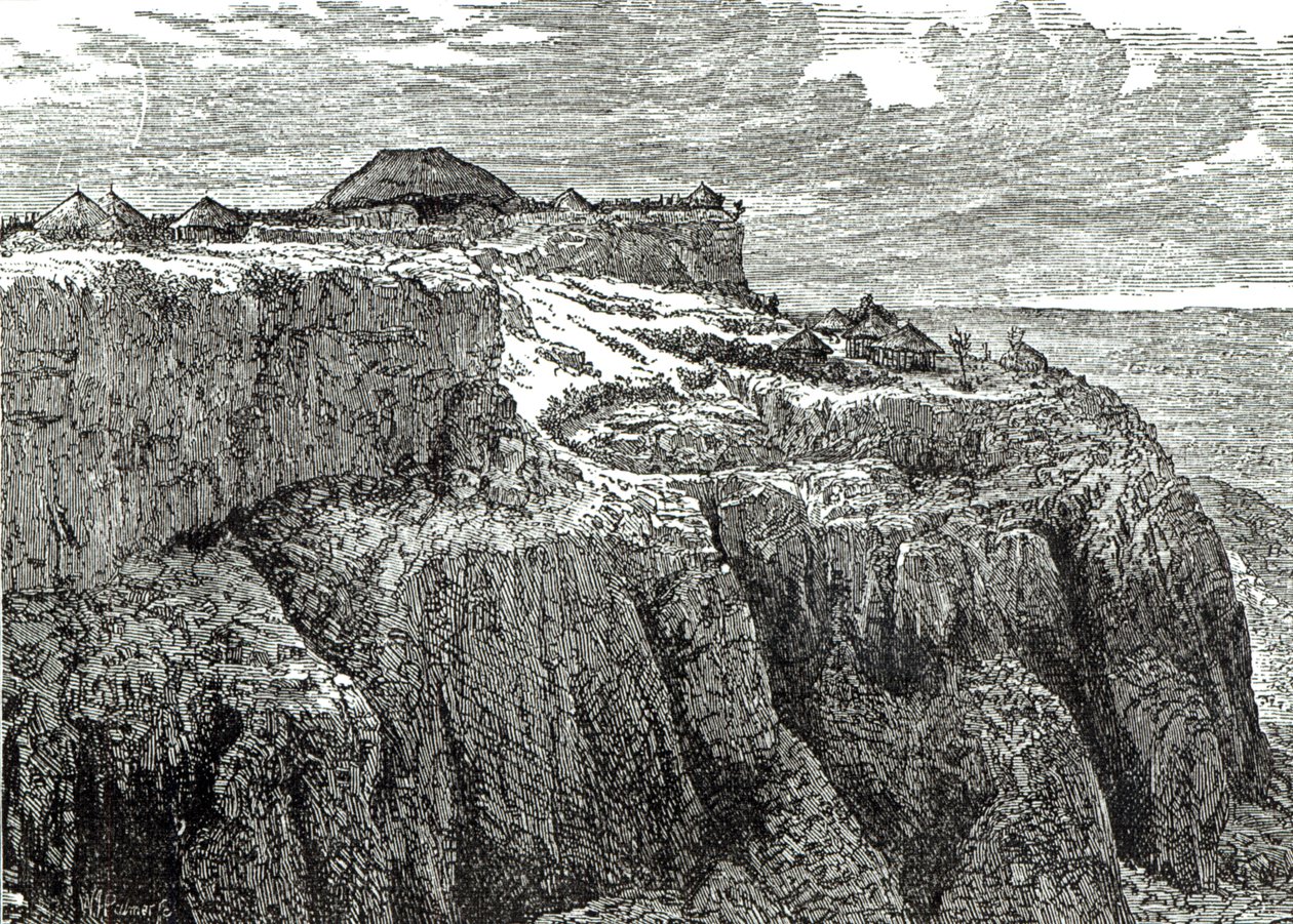 Haus von König Theodor, Magdala aus 