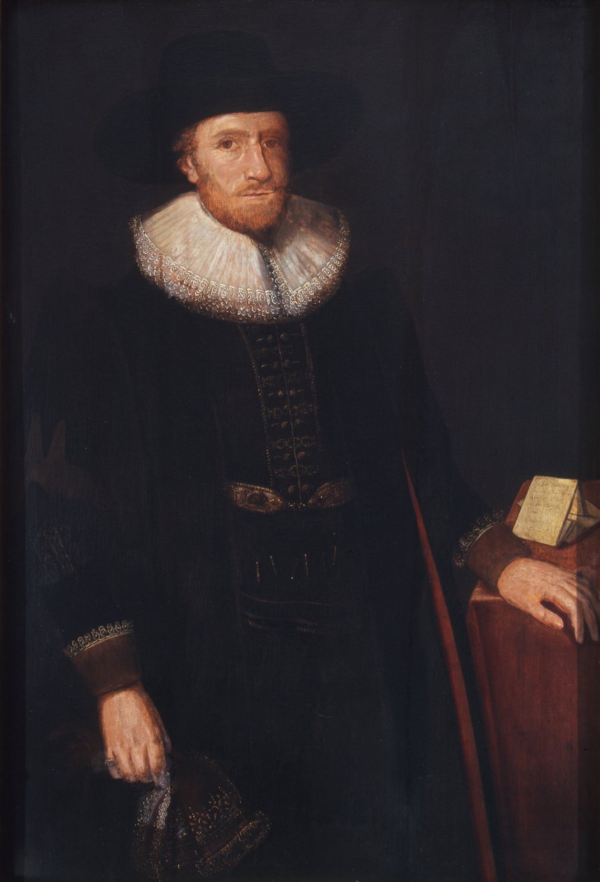 Miles Newton, ein Brief von seiner Hand von English School