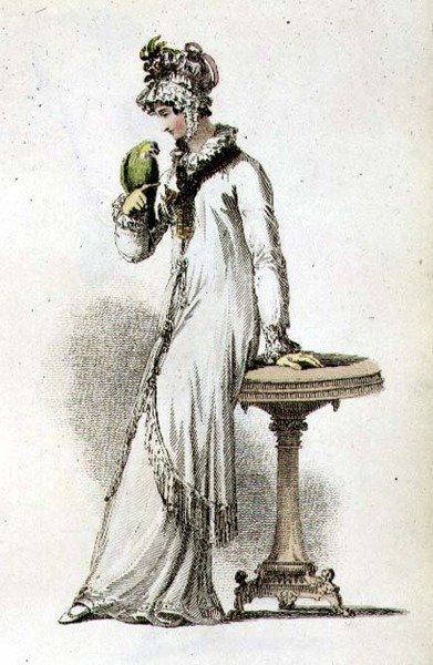 Morgenkleidung, Modeplatte aus Ackermann