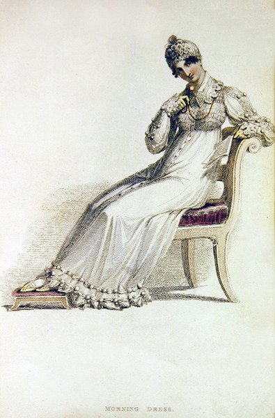 Morgenkleid, Modeplatte aus Ackermann