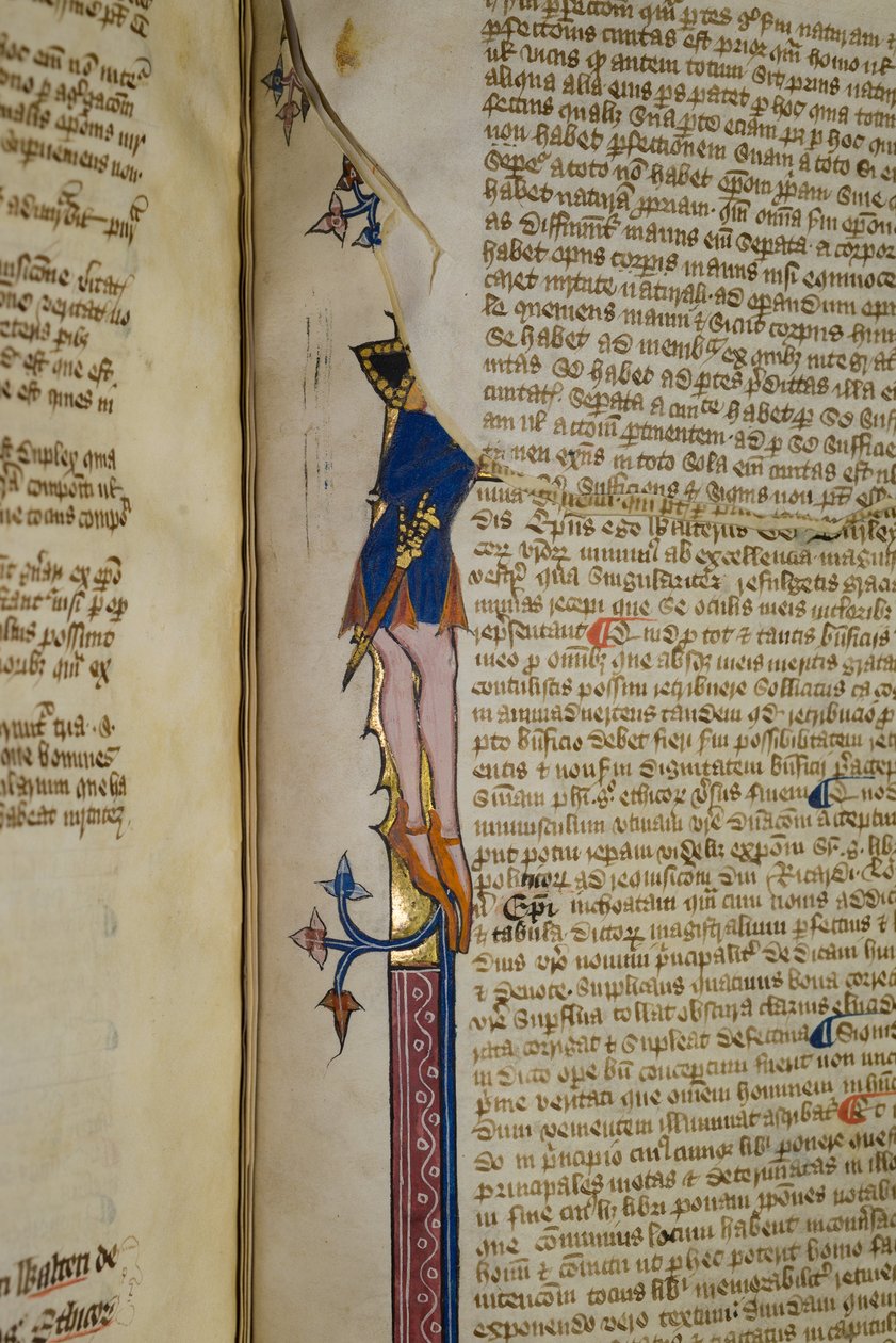 Ms. New Coll 242, f.178r, Kommentar zu Aristoteles