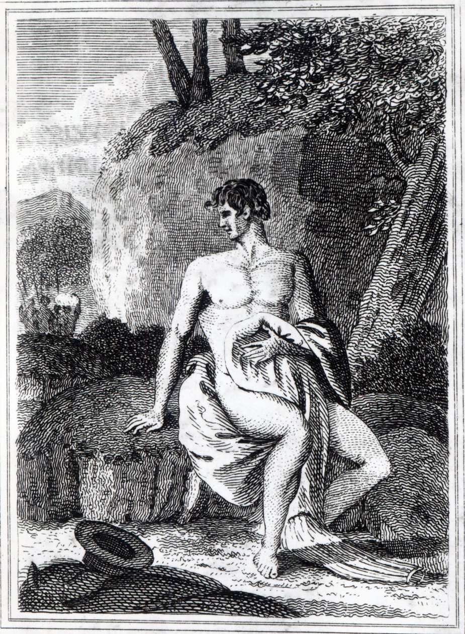 Mungo Park in Afrika, eine Illustration aus 