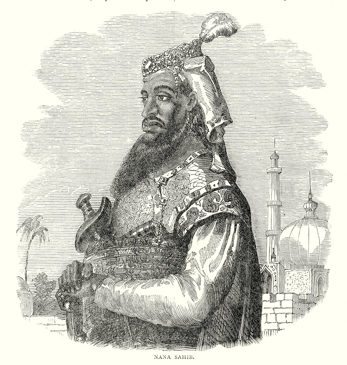 Nana Sahib (Gravur) von English School