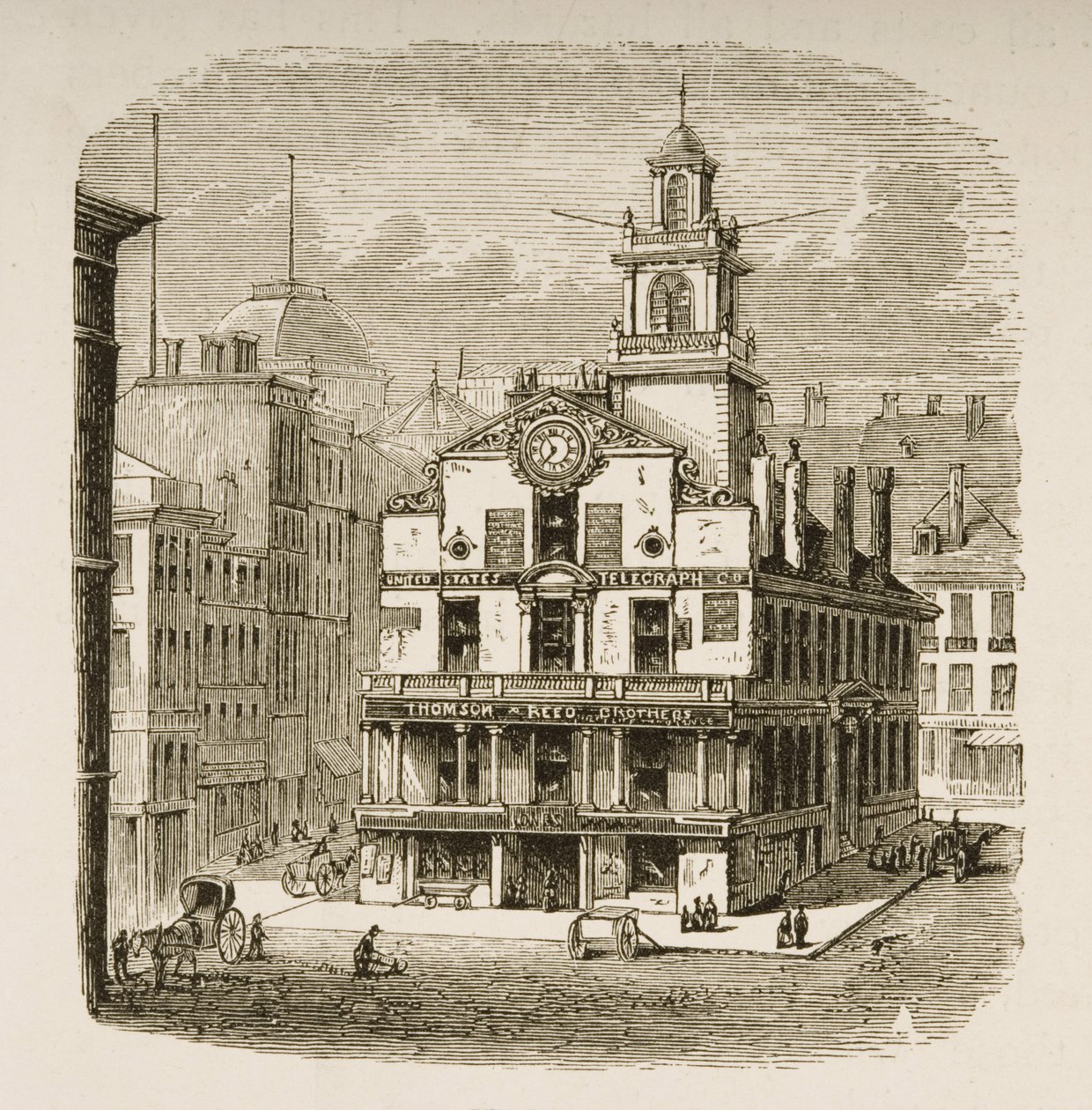 Old State House, Boston, ca. 1870, aus 