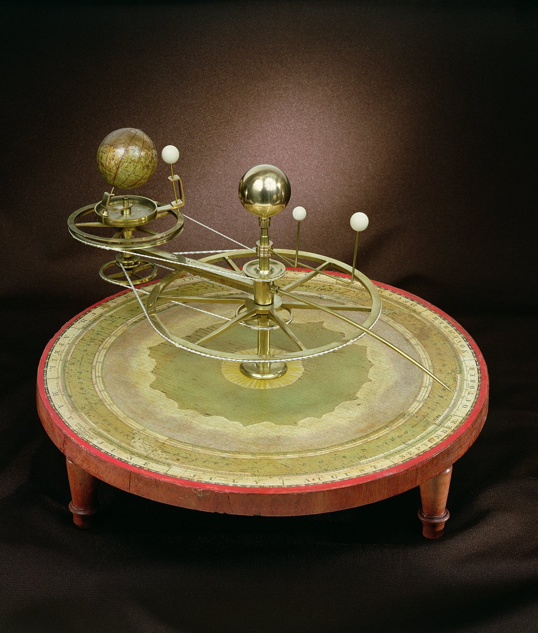 Orrery, hergestellt von Newton & Co., London, frühes 19. Jahrhundert (Messing) von English School