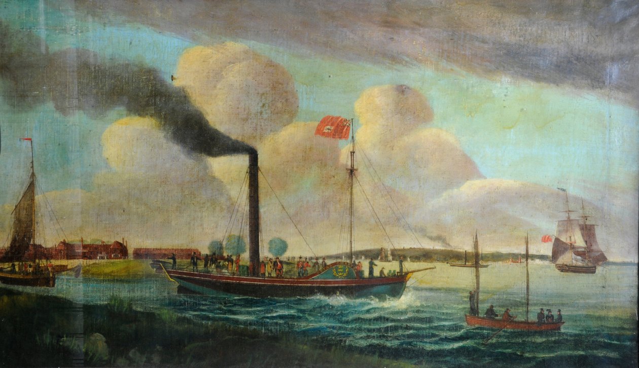 P.S. Royal Charter am Barton Waterside, um 1850 von English School