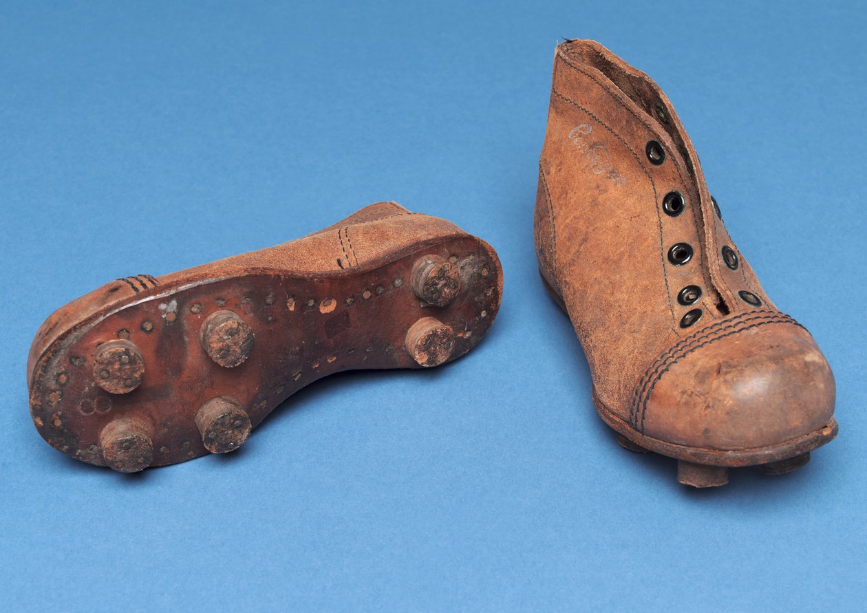 Paar Kinderstiefel, Größe 7, 1920er von English School
