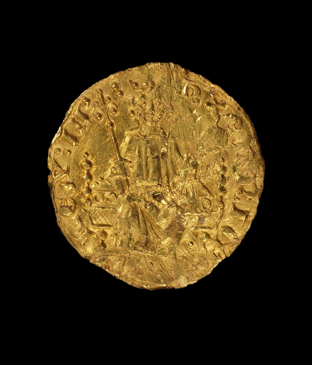 Penny von König Heinrich III, 1257-58 (Gold) von English School