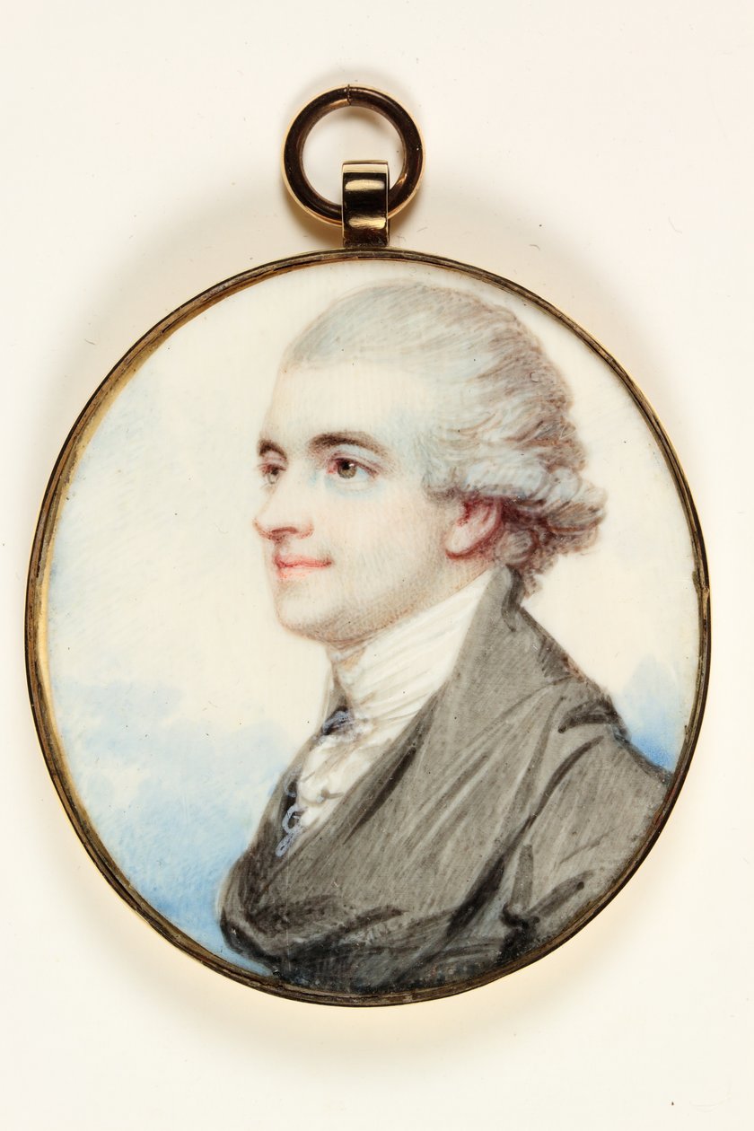 Porträt von Lord Edward Charles Cavendish Bentinck von English School