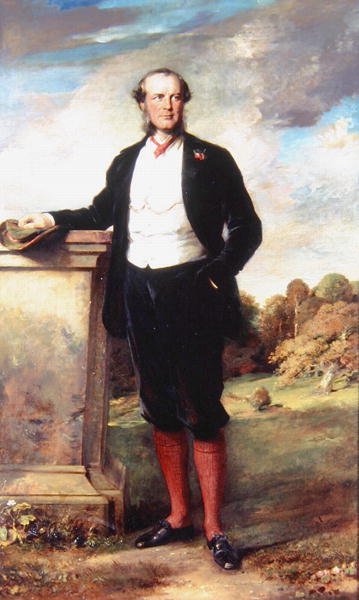 Porträt von Beilby Richard Lawley (1818-80), 2. Baron Wenlock von English School