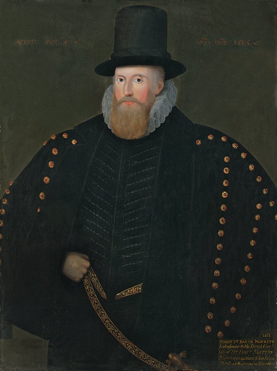 Porträt von Henry, 1. Baron Norris, von Rycote, 1585 von English School
