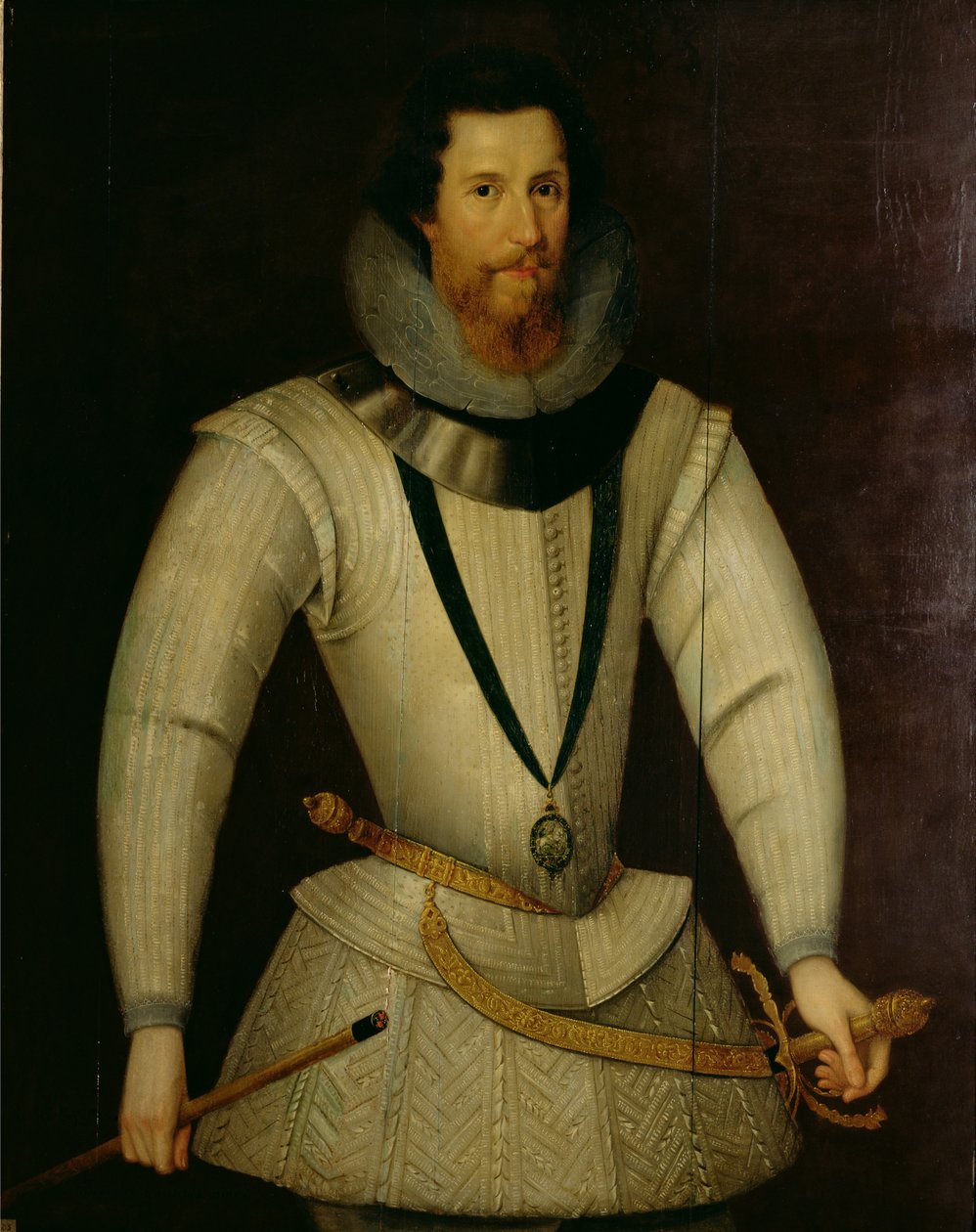 Porträt von Robert Devereux, Earl of Essex (1566-1601) von English School
