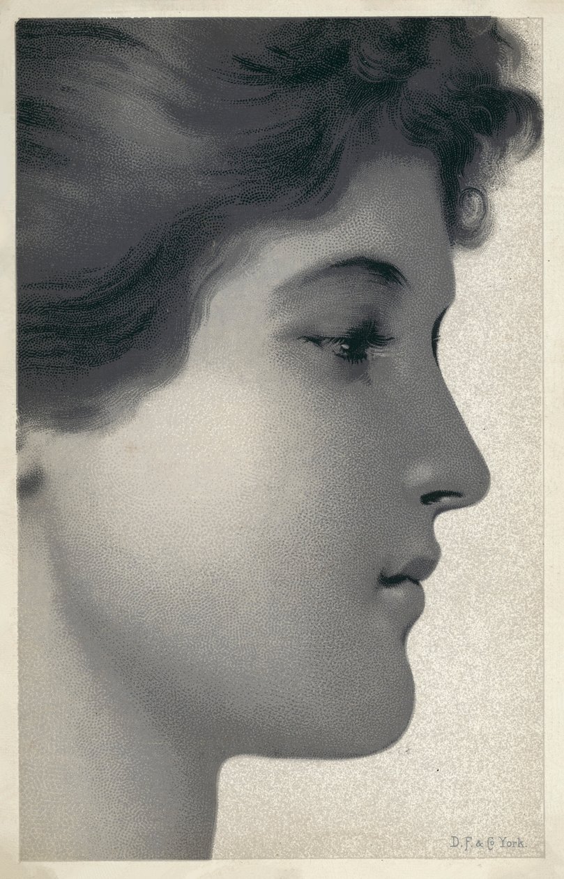 Porträt einer jungen Frau von English School