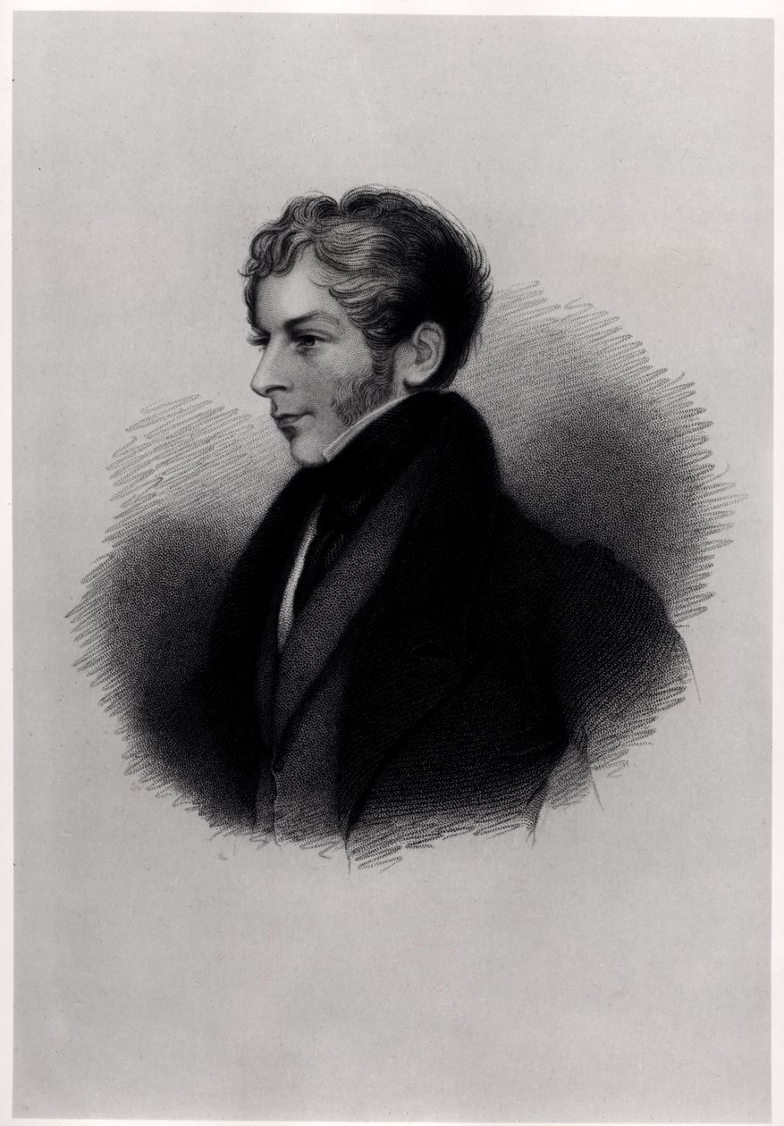 Porträt des Earl of Clare, aus Illustrationen zum Leben und Werk von Lord Byron, Band II, von E.F.Fuden, 1833-34 von English School