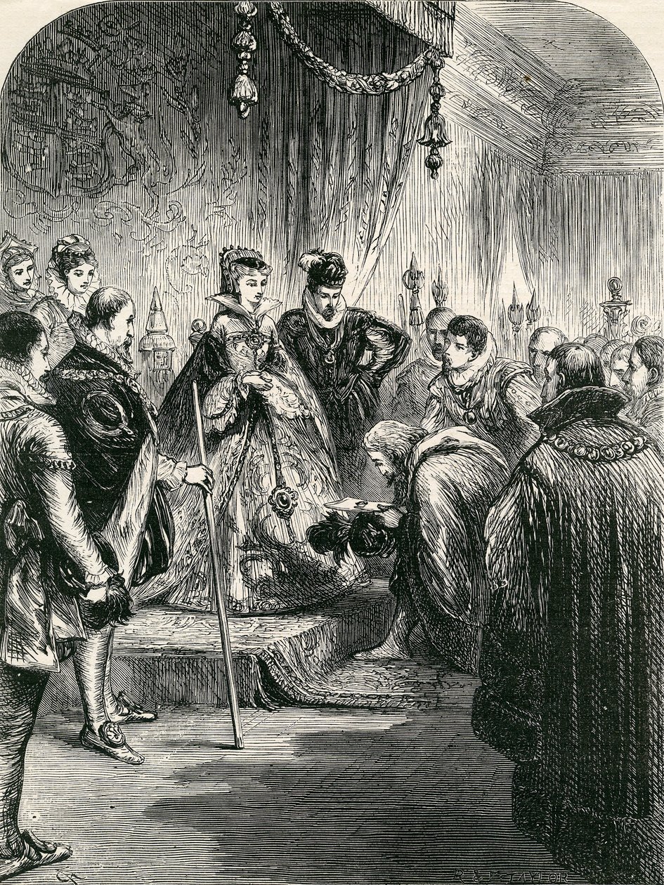 Empfang der ersten russischen Botschaft in England, 1865 von English School