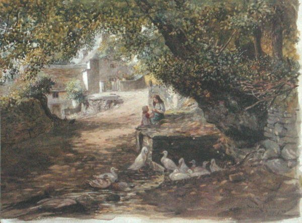 Ruhen im Schatten, ca. 1880 von English School