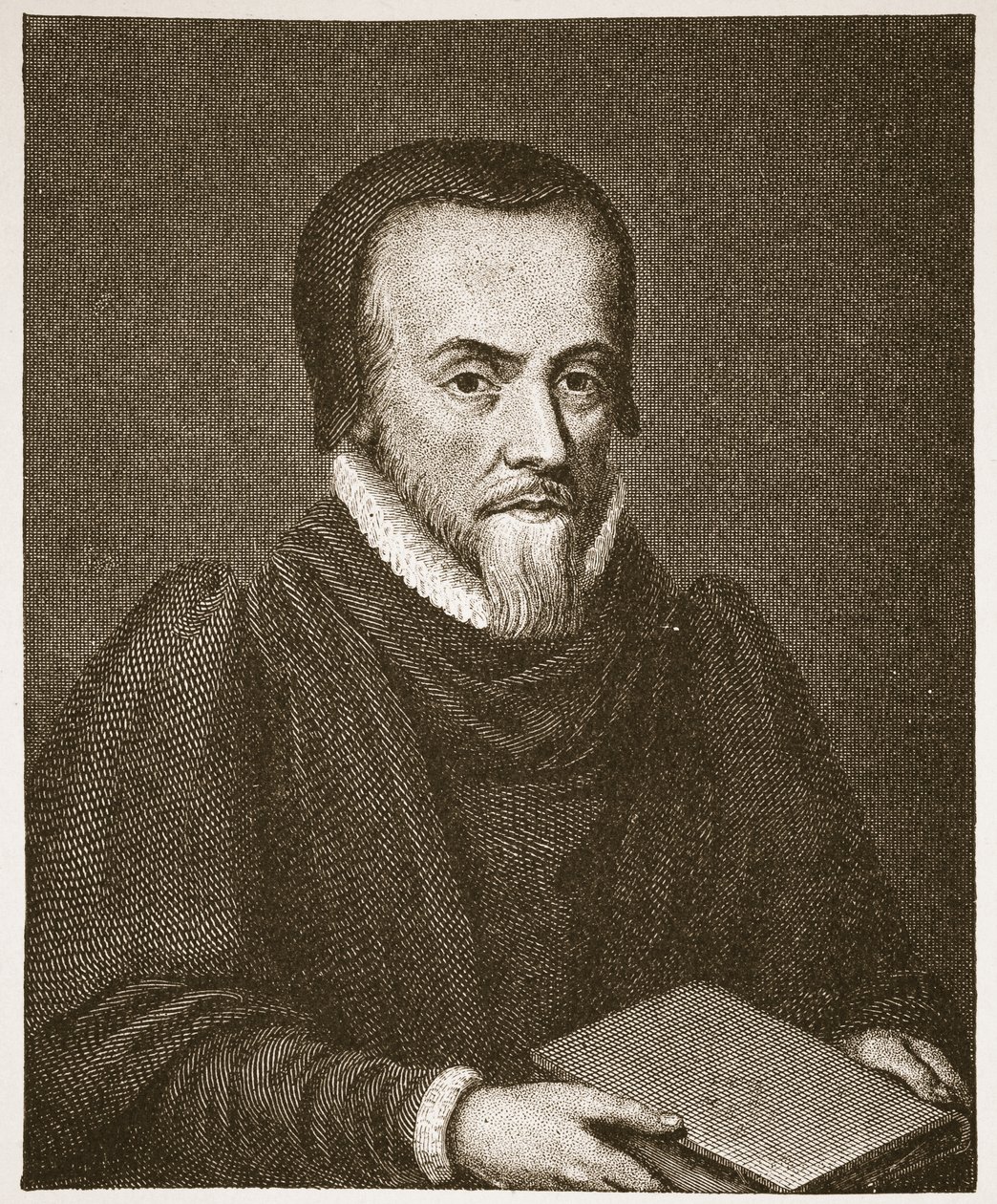 Richard Hooker, Illustration aus Die Kirche von England: Eine Geschichte für das Volk von H.D.M. Spence-Jones, veröffentlicht um 1910 von English School