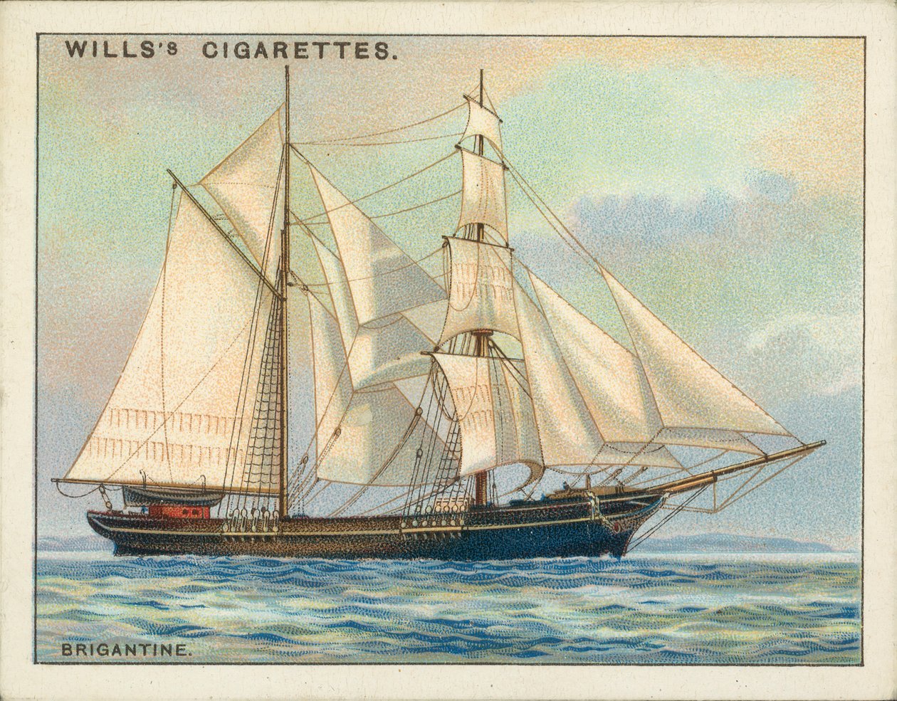 Schiffstypen: Brigantine von English School