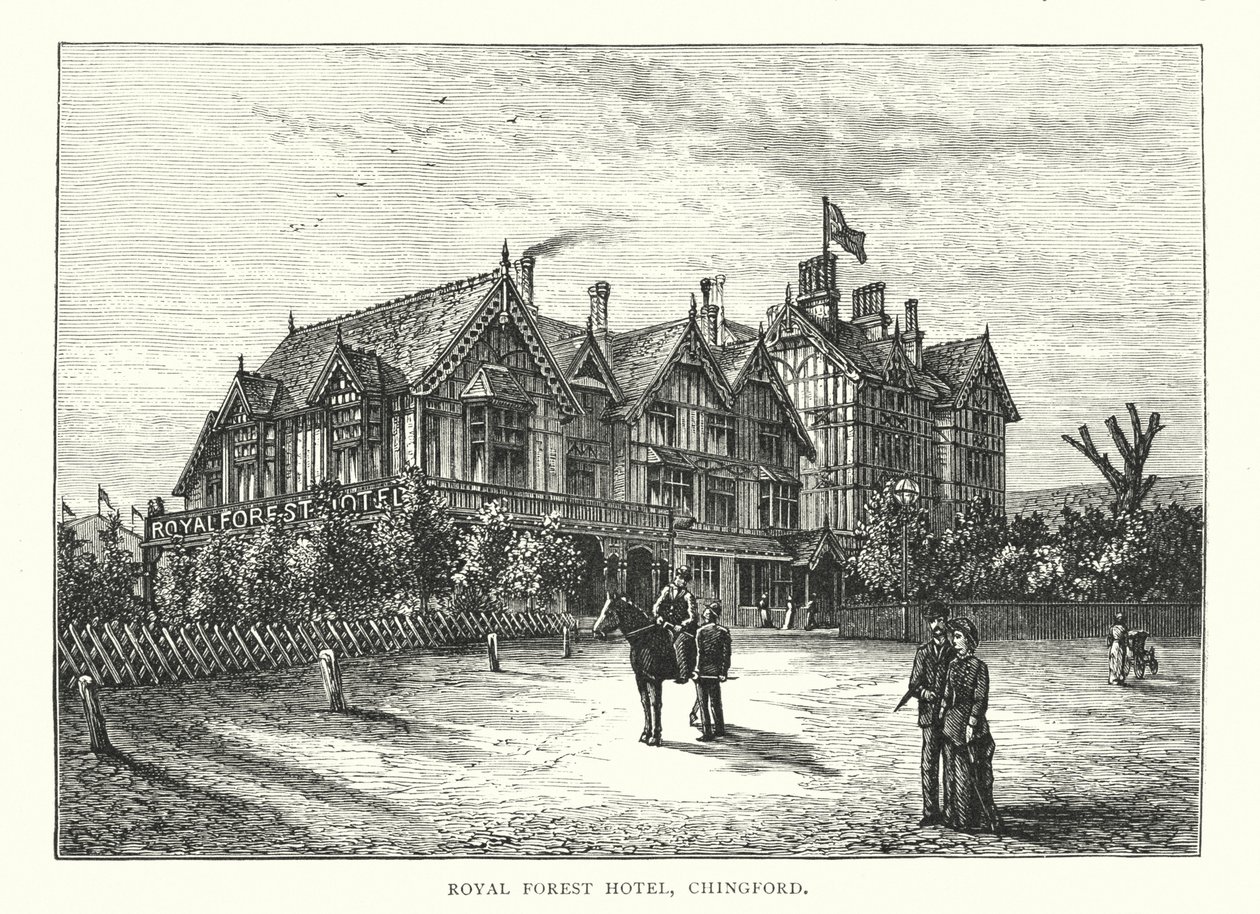 Royal Forest Hotel, Chingford (Gravur) von English School