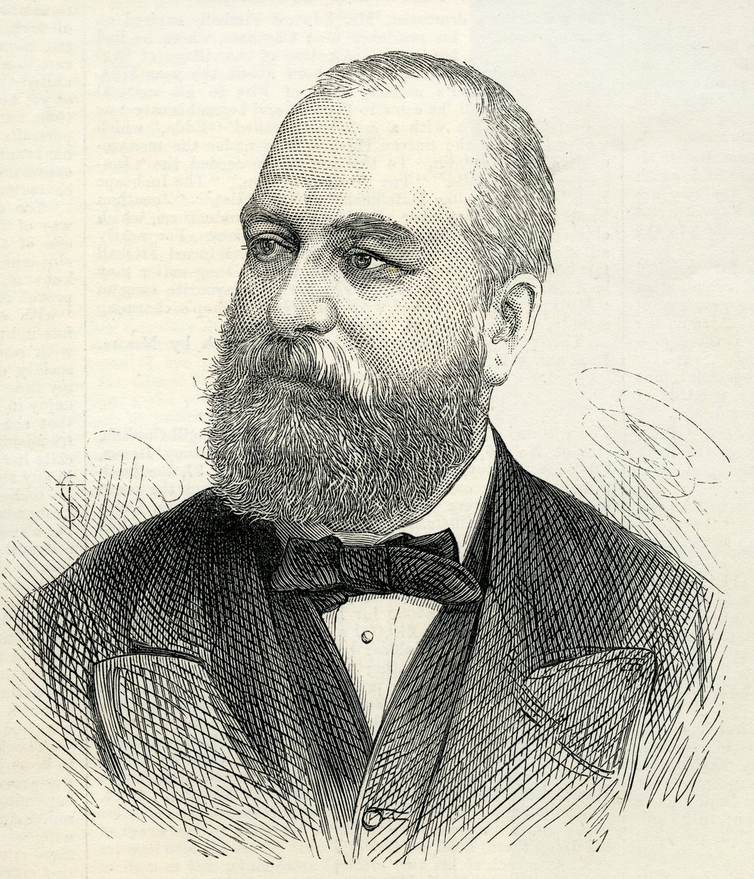 Sir Francis Philip Cunliffe-Owen (1828-94) aus The Illustrated London News, 8. November 1873 von English School