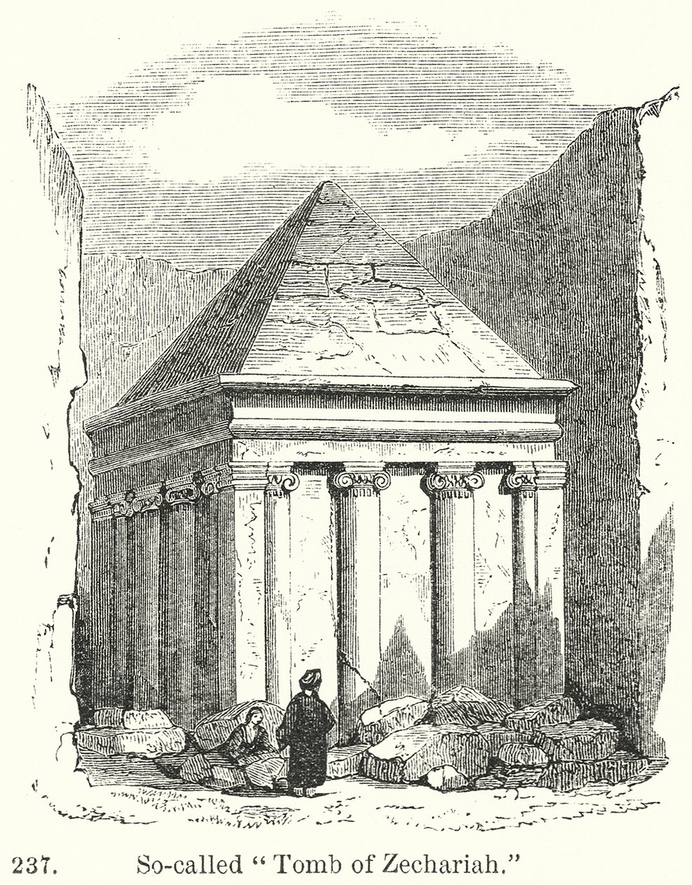 Sogenanntes "Grab des Zacharias" von English School