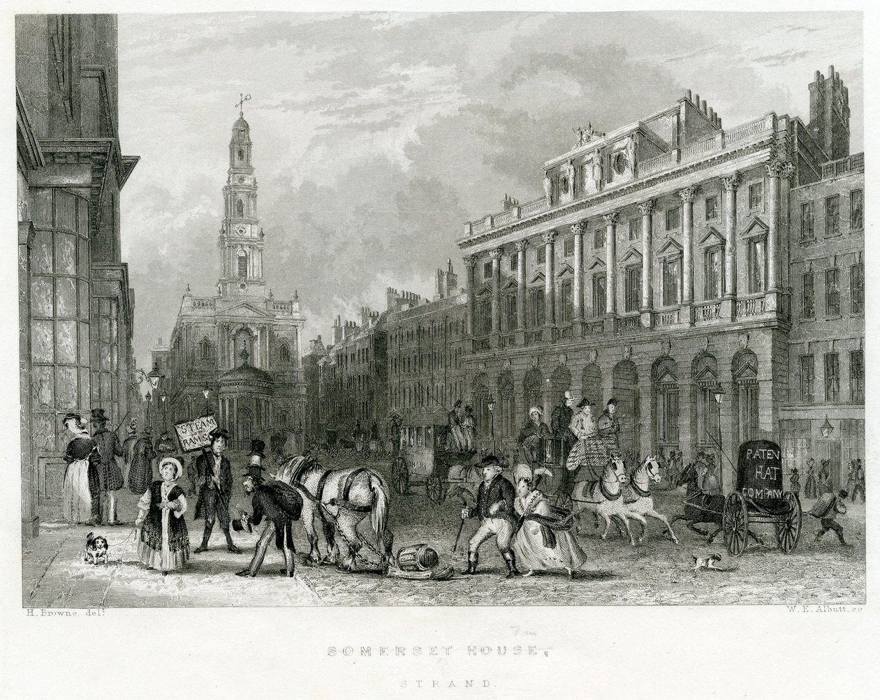 Somerset House, Strand von English School