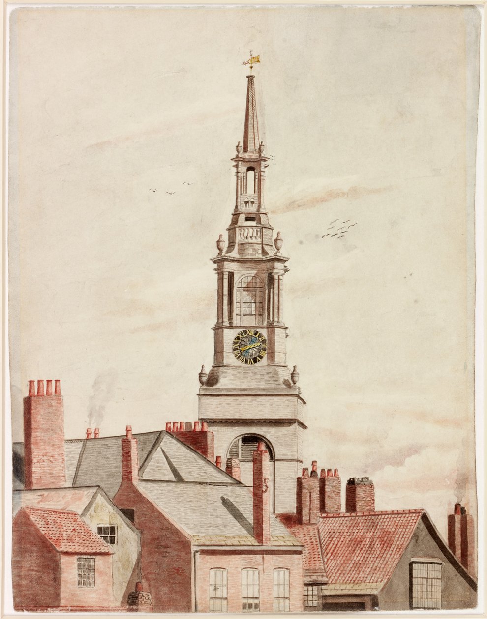 Turm der All Saints Parish Church von English School