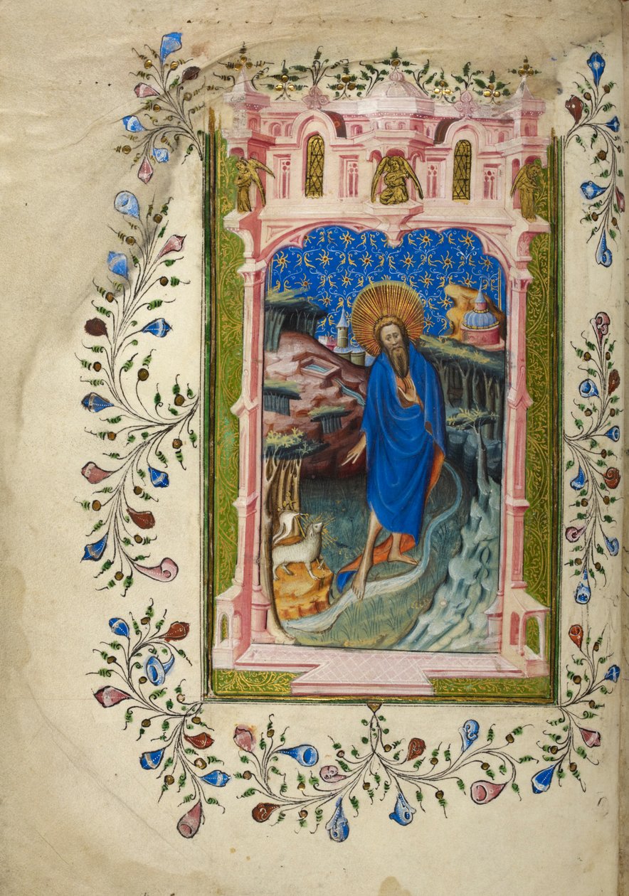 Johannes der Täufer mit Agnus Dei von English School