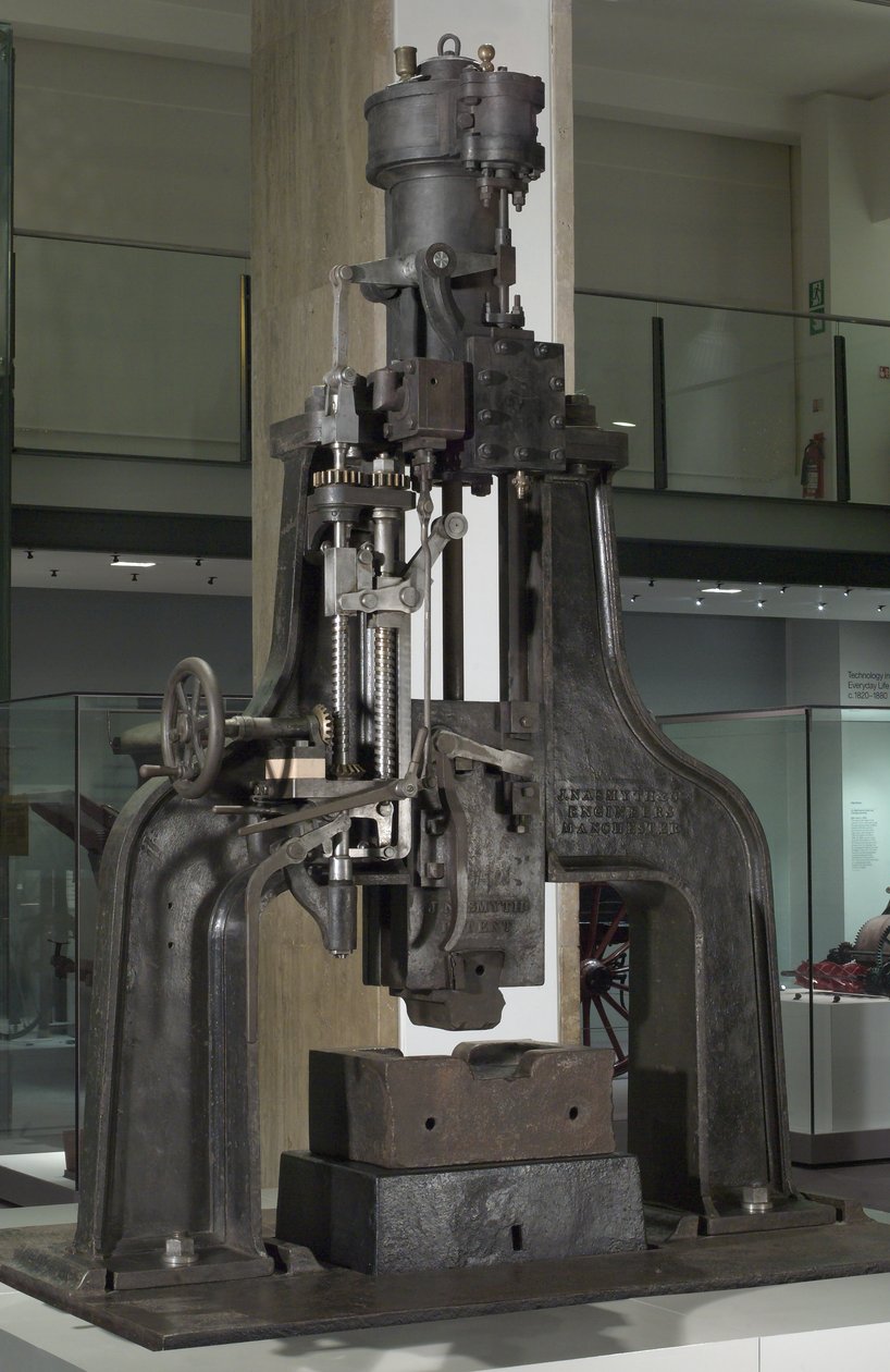 Dampfhammer, entworfen von James Nasmyth (1808-90) ca. 1850 von English School