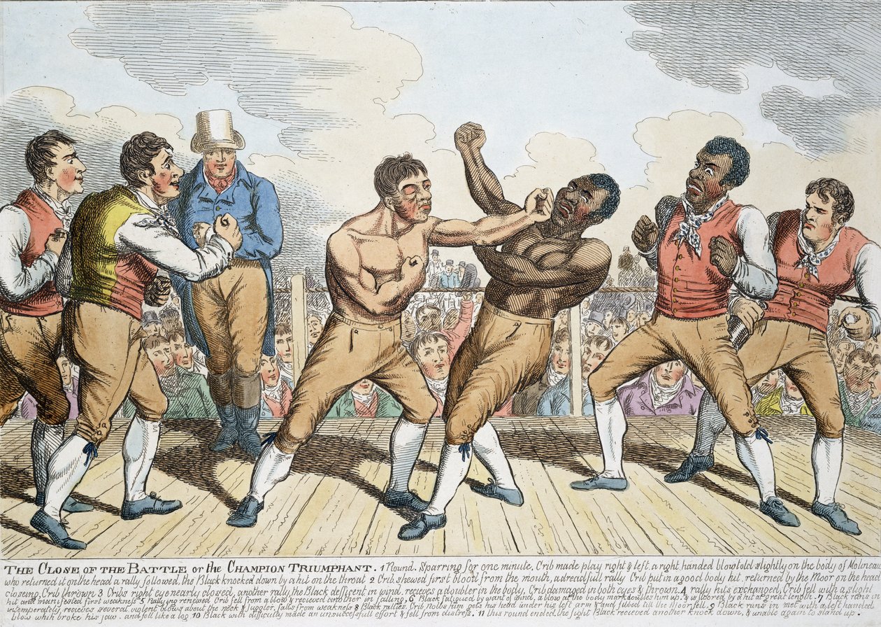 Das Ende der Schlacht oder der siegreiche Champion, veröffentlicht 1811 von English School