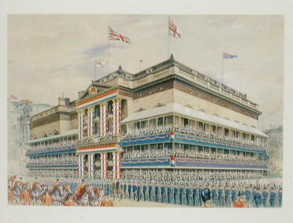 Die Krönungsprozession von König George V. von English School