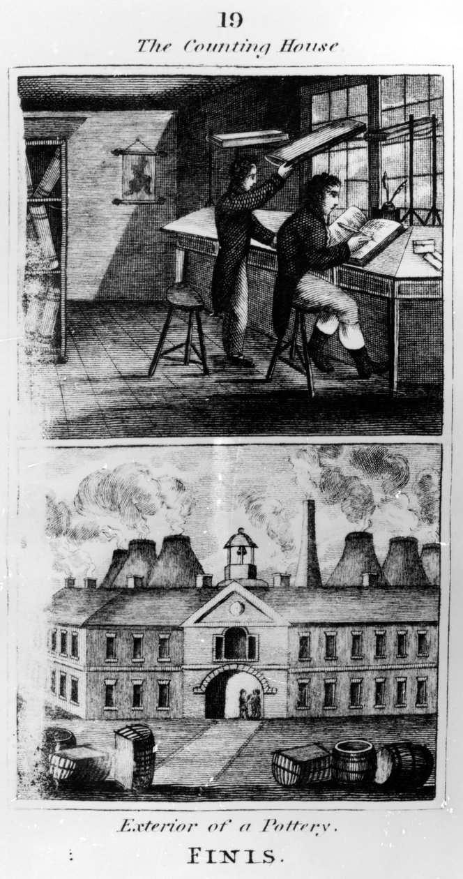 Das Kontor, 1827 von English School