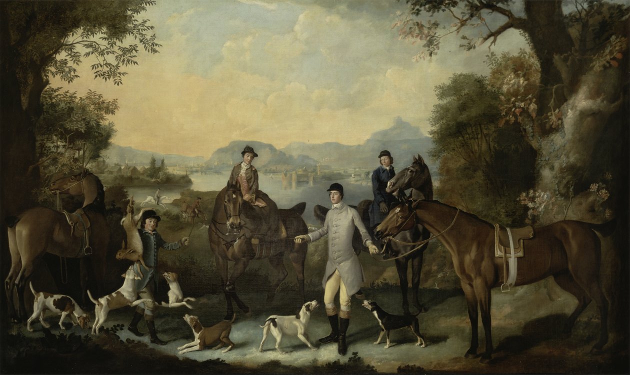 Der Tod des Hasen, ca. 1760-70 von English School