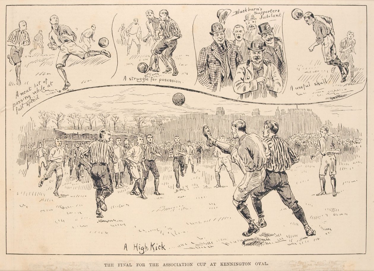 Das Finale um den Association Cup im Kennington Oval, 