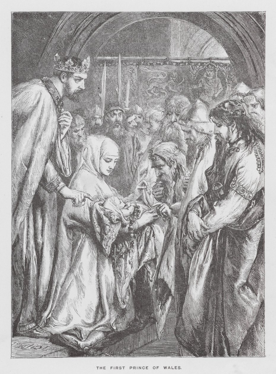 Der erste Prinz von Wales von English School