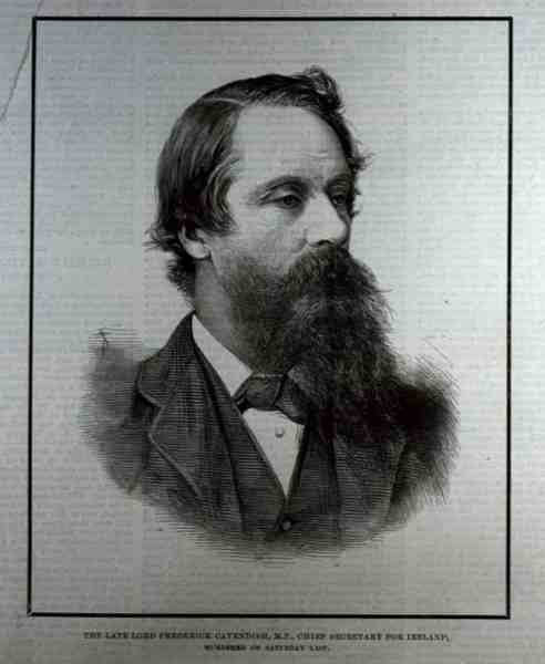 Der verstorbene Lord Frederick Cavendish (1836-82), M.P., Hauptsekretär für Irland von English School