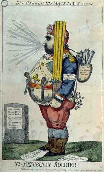 "Der republikanische Soldat", veröffentlicht von S.W. Fores von English School