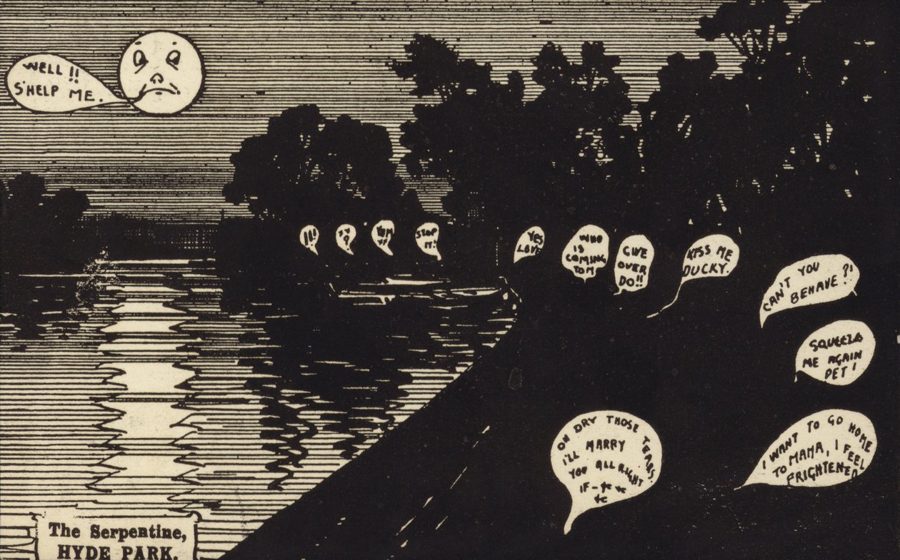 Die Serpentine, Hyde Park von English School