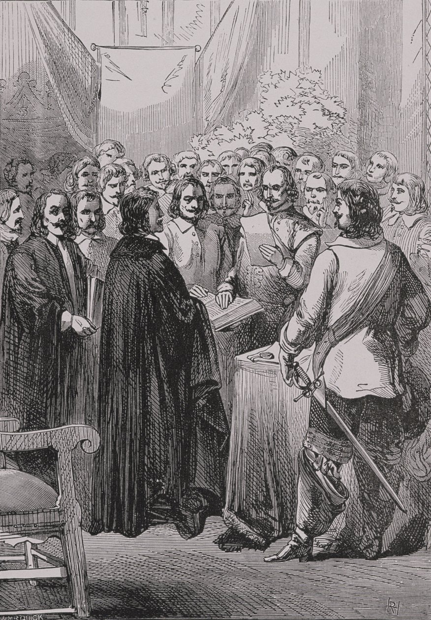 Der Westfälische Friede, aus Die Geschichte Frankreichs, von Emile de Bonnechose, veröffentlicht von Ward, Lock und Co, London von English School