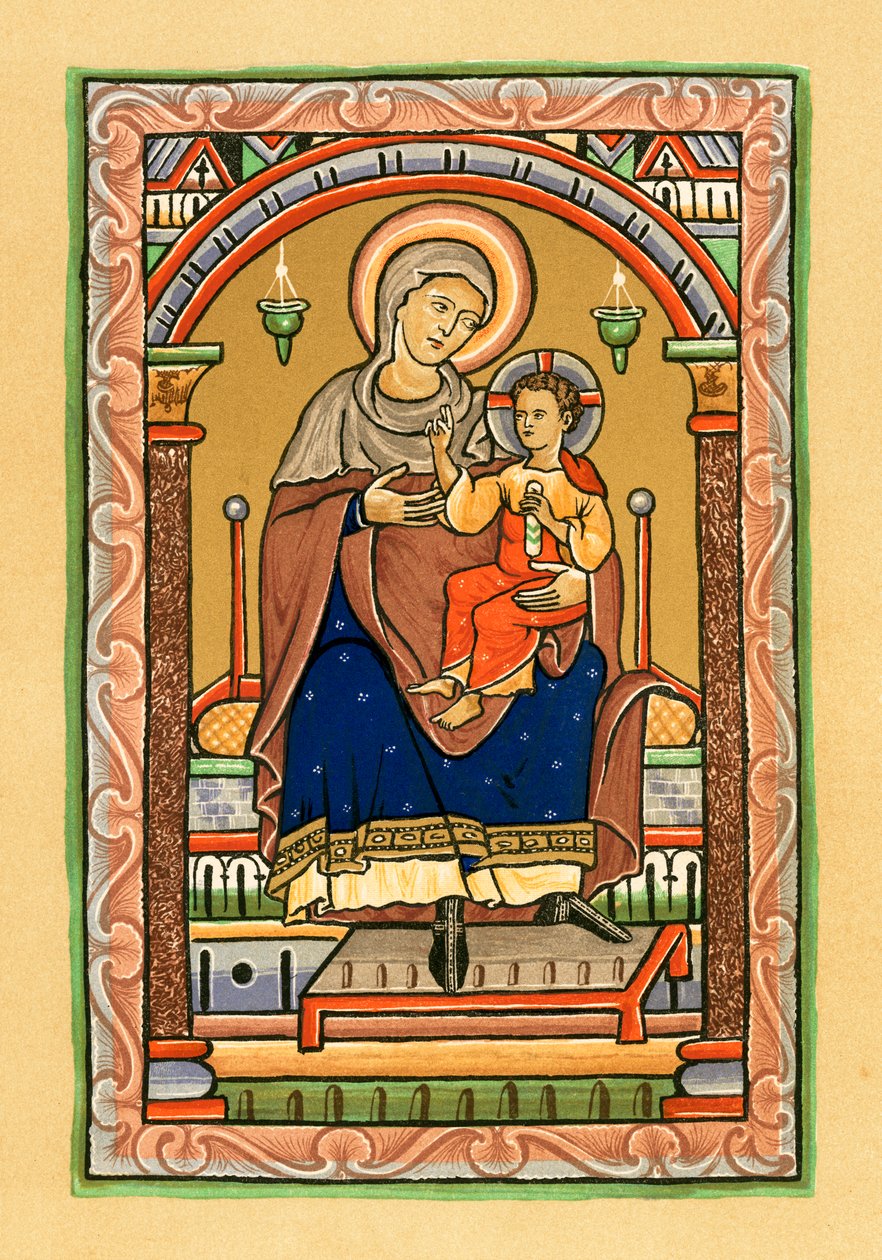 Die Jungfrau und das Kind von English School